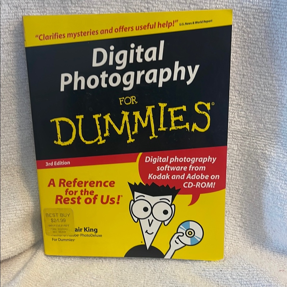 Digital Photography for Dummies Book NWOT